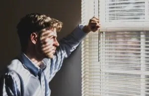 man avoiding triggering situations
